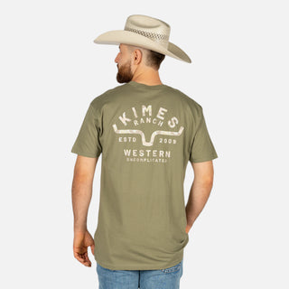 Playera Kimes Ranch Grandview Light Olive Caballero