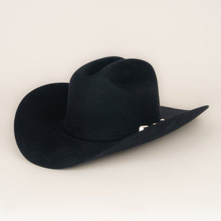Texana Waco Western Sinaloa Pelo de Conejo Falda 10 cm Negro