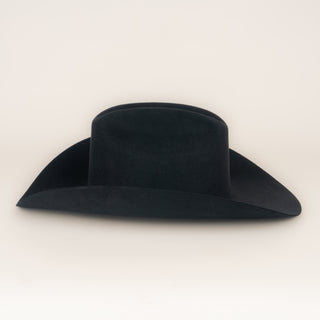 Texana Waco Western Sinaloa Pelo de Conejo Falda 10 cm Negro