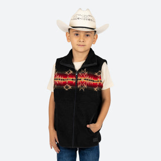 Chaleco Rock & Roll Denim Aztec Niño