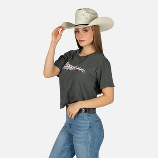 Blusa Kimes Ranch Lucky B Hauler Pepper Dama