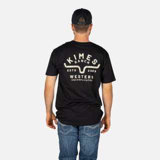 Playera Kimes Ranch Grandview Black Caballero