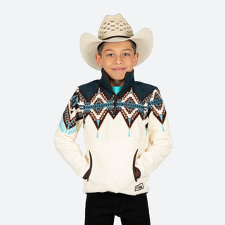 Suéter Panhandle Aztec Navy Niño