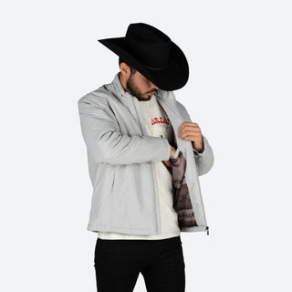 Chamarra Wrangler Gris Caballero