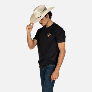Playera Kimes Ranch Uncomplicated Black Caballero