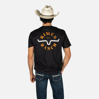Playera Kimes Ranch Uncomplicated Black Caballero