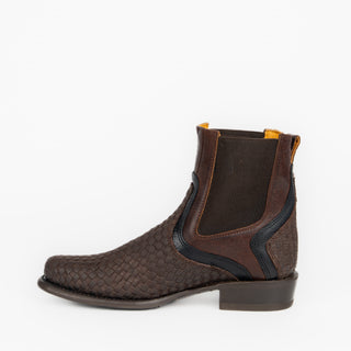 Botín Nokota Owen 13 Tejido Trenzado Tabaco Caballero