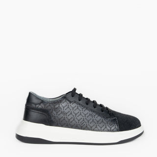 Sneakers Franco Cuadra Mantarraya Negro Caballero