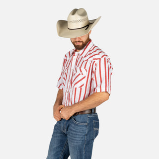 Camisa Panhandle Rayas Red Caballero