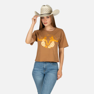 Blusa Kimes Ranch Of Luck Tabacco Dama