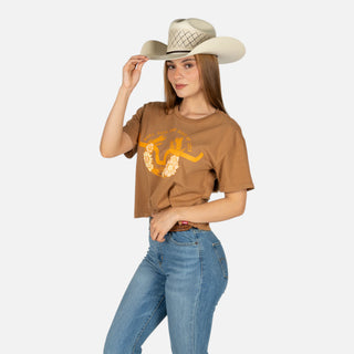 Blusa Kimes Ranch Of Luck Tabacco Dama