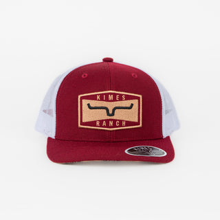 Gorra Kimes Ranch Railway Burgundy