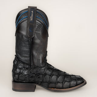 Bota Cuadra Pirarucu Negro Caballero