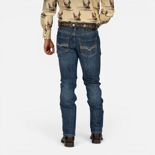 Jeans Rock & Roll Denim Rife Skinny Dark Vintage Caballero