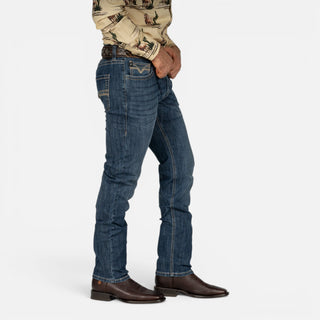 Jeans Rock & Roll Denim Rife Skinny Dark Vintage Caballero