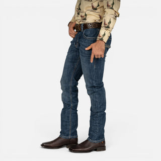Jeans Rock & Roll Denim Rife Skinny Dark Vintage Caballero