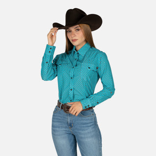 Camisa Rock & Roll Denim Peacoak Dama