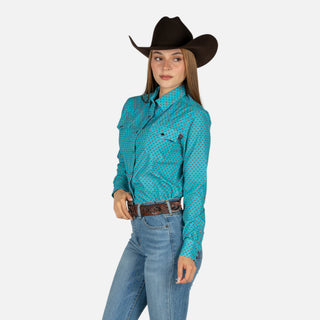 Camisa Rock & Roll Denim Peacoak Dama