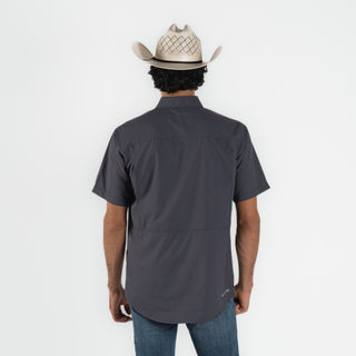 Camisa Ariat Venttek Outbound Charcoal Caballero