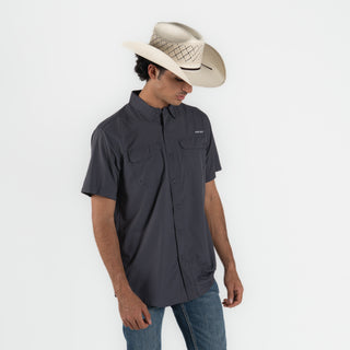 Camisa Ariat Venttek Outbound Charcoal Caballero