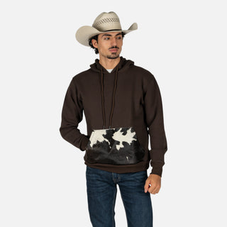 Sudadera Western Linen Pelo Choco Caballero