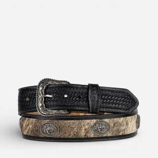 Cinturón Chicho Grabado Tejido Pelo Caballero
