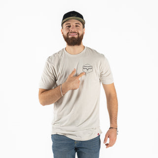 Playera Kimes Ranch Wooden Hex Sand Caballero