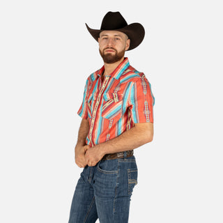 Camisa Panhandle Aztec Red Caballero