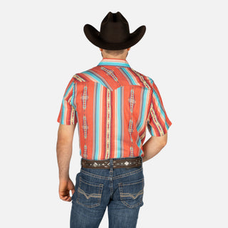 Camisa Panhandle Aztec Red Caballero