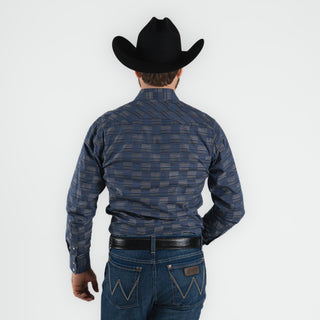 Camisa Wrangler Retro Marino Caballero