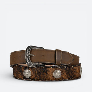 Cinturón Chicho Pelo Concho Cruz Caballero