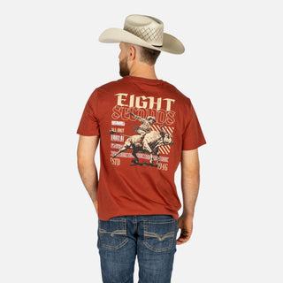 Playera Rock & Roll Denim Rust Caballero