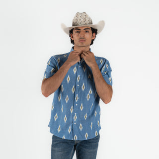 Camisa Panhandle Aztec Blue Caballero