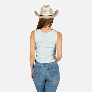 Blusa Kimes Ranch See Saw Ice Blue Dama