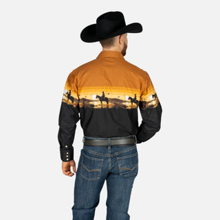 Camisa Pahandle Ginete Tan Caballero