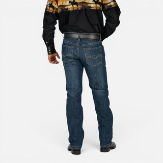 Jeans Rock & Roll Denim Revolver Straight Boot Caballero