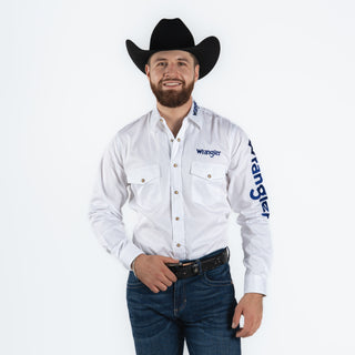 Camisa Wrangler Logo Rey Caballero