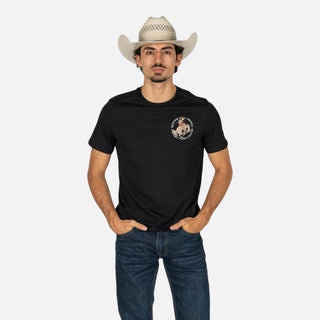 Playera Rock & Roll Denim Black Caballero