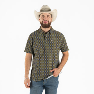 Playera Polo Denver Aztec Olivo Caballero