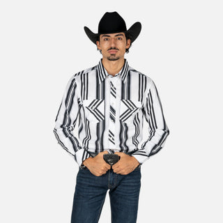 Camisa Rock & Roll Denim Vintage Black Caballero