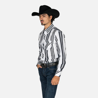 Camisa Rock & Roll Denim Vintage Black Caballero