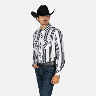Camisa Rock & Roll Denim Vintage Black Caballero