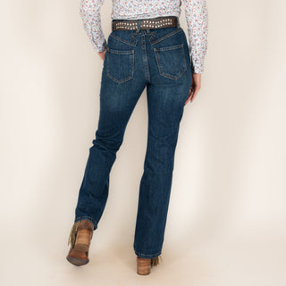 Jeans Rock & Roll Denim High Rise Bootcut Dama