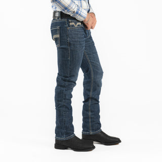 Jeans Rock & Roll Rifle Skinny Fit Darck Vintage Caballero