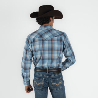 Camisa Ariat Hunter Retro Light Blue Caballero