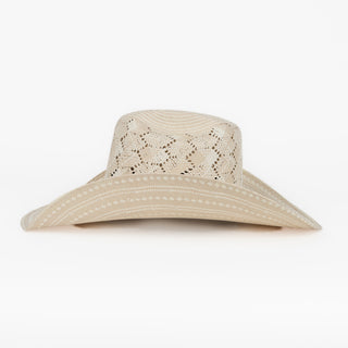 Sombrero Waco Western Mustang Hexágonos Bicolor