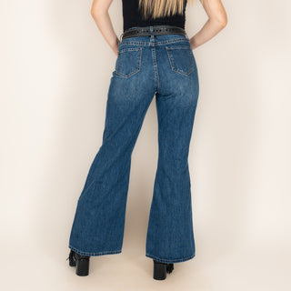 Jeans Rock & Roll Denim Flare Dama