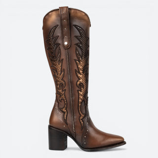 Bota Cuadra Res Crust Miel Dama