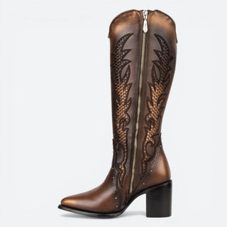 Bota Cuadra Res Crust Miel Dama