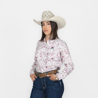 Camisa Wrangler Flor Dama